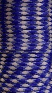 Electric Blue and Silver Grey